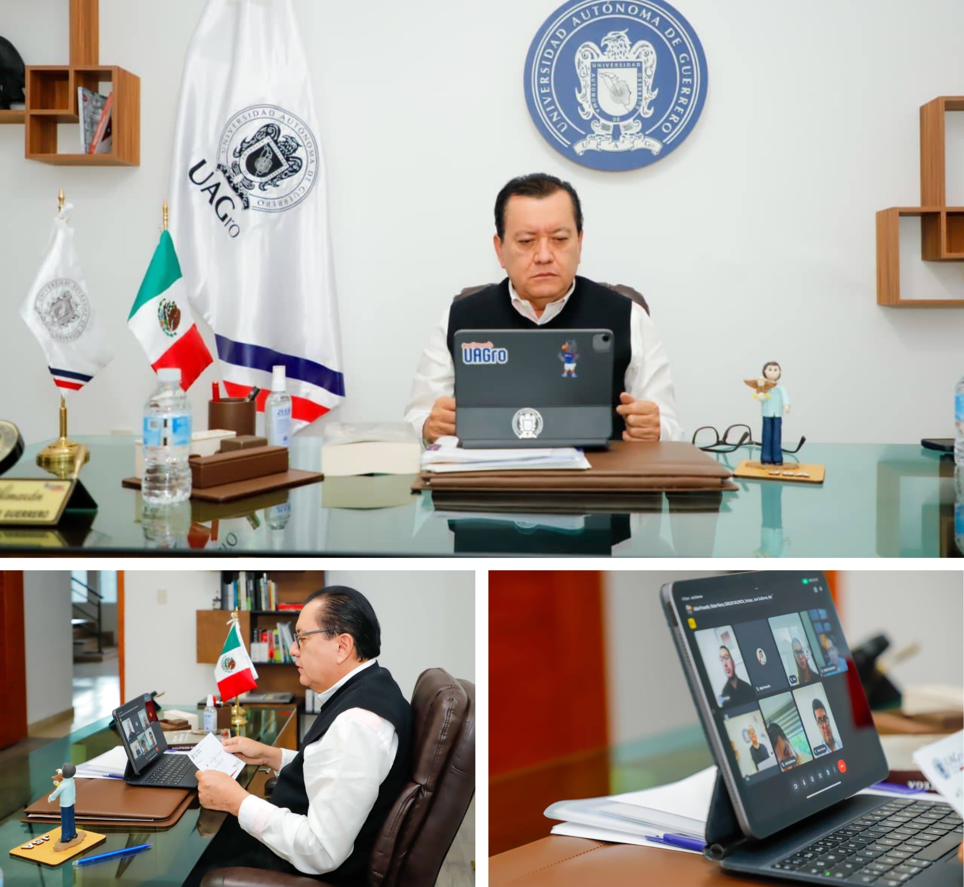 LOGRA EL RECTOR JAVIER SALDAÑA RESOLVER PROBLEMÁTICA DE RADIO UAGRO CON APOYO DE LA PRESIDENTA CLAUDIA SHEINBAUM Y LA GOBERNADORA EVELYN SALGADO